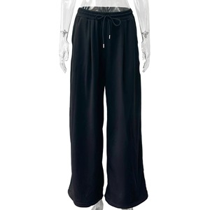 Autunno e inverno Casual <span class=keywords><strong>pantaloni</strong></span> sportivi <span class=keywords><strong>larghi</strong></span> da <span class=keywords><strong>donna</strong></span> con coulisse a vita alta nuovi <span class=keywords><strong>pantaloni</strong></span> sportivi personalizzati all'ingrosso - Product Image 6