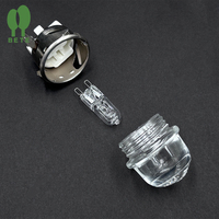 Support de lampe de four personnalisé haute température ignifuge 25W E14 support de lampe en stéatite base de prise pour accessoires d'appareils