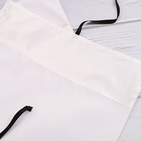 Grosir tas hadiah kemasan rambut Wig Suede amplop dengan lapisan Satin pakaian Suede putih tas tangan dompet tas amplop debu