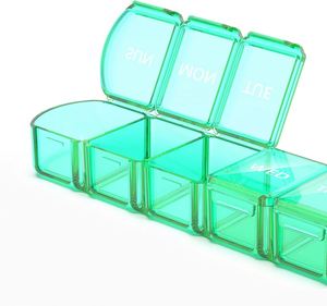 กล่องใส่ยาเม็ดกลม 7 วัน 7 ช่อง กล่องยาพลาสติก ขายส่ง - Product Image 4