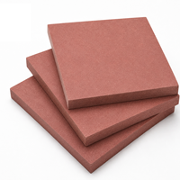 Panneau MDF ignifuge mélaminé de qualité B1, double face ignifuge, mélaminé MDF pour meubles et armoires