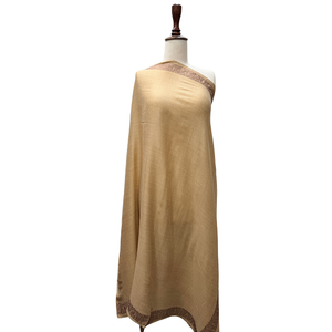 Embroidered <b>Shawl</b> Traditional Ethnic Wear for Women Daily Use All Seasons Satin Fabric India Pakistan Style - Product Image 3