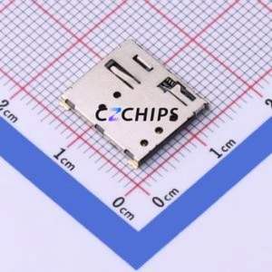 SNO-1351SW-P7 SIM Card Connector SMD Connector Self-Return Type Nano SIM Card Card Holder 1.37mm - Product Image 1