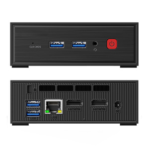มินิพีซี Intel N100 Quad Core USB 3.2 Rj45 Gigabit Lan SSD/HDD รองรับจอภาพคู่ 4K คอมพิวเตอร์ตั้งโต๊ะขนาดกะทัดรัด <span class=keywords><strong>Windows</strong></span> <span class=keywords><strong>11</strong></span> ราคาประหยัด ใช้งานได้ 24/7 พัดลมระบายความร้อนแบบ SFF - Product Image 1