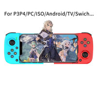 Control de Juego Inalámbrico BT 5.0 Extensible para Teléfono Móvil, Joystick para Android, Gamepad Retráctil para PS4, Switch, PC