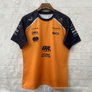 25 Nouvelles combinaisons de course F1 Mercedes pour Martini McLaren Combinaisons de course moto Manches courtes Polyester/Coton T-<span class=keywords><strong>shirt</strong></span> de sport unisexe - Product Image 3
