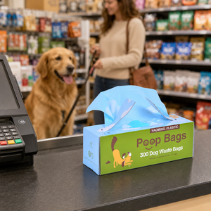 Bolsas para excremento de perro recicladas GRS PCR, a prueba de fugas, ecológicas, para marcas de mascotas sostenibles, con empaque personalizado, directo de fábrica - Product Image 4