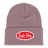Gorro de Punto Personalizado con Puño y Logotipo Bordado, Diseño de Color en Contraste, Gorro Térmico