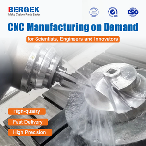 Bergek Fabrication sur mesure de pièces d'aviation en alliage d'aluminium, titane et acier par usinage CNC 5 axes de précision, service de fraisage CNC - Product Image 2