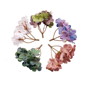 Guirlande de fleurs d'hortensia de 8 cm de hauteur, accessoires de photographie en plein air pour mariage, décorations pour la maison - Product Image 5