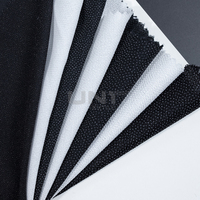 OEM 30D 50D 100D 100% Polyester PA PES Entoilage Double Dot Entoilage Tissé Uni Entoilage Adhésif Fusible