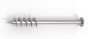 Vis de fixation solaire pour fondations hélicoïdales, poteaux et bases d'ancrage, structure en acier tubulaire pour sable - Product Image 2