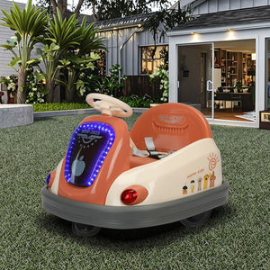 Mobil Bumper listrik isi ulang anak-anak, kendali jarak jauh Kart berputar dalam ruangan/luar ruangan, plastik tahan lama untuk <span class=keywords><strong>2</strong></span>-4 bertenaga baterai - Product Image 3