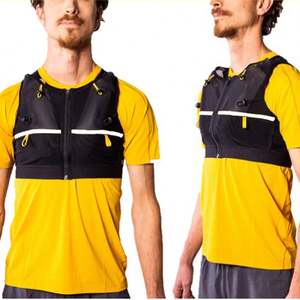 Reflective <b>Running</b> Sports Backpack Vest Outdoor Cell Phone Holder <b>Running</b> Vest <b>with</b> Bottle Holder for Runner - Product Image 4