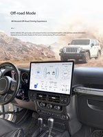 Écran Android 16,8'' RoadNavi pour Jeep Wrangler 2011-2017, autoradio multimédia, navigation, CarPlay, WIFI, DSP, GPS