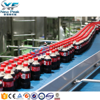 Nouvelle ligne complète de remplissage de boissons gazeuses Peak 8000BPH, ligne d'embouteillage de boissons gazeuses pour usine de remplissage de sodas