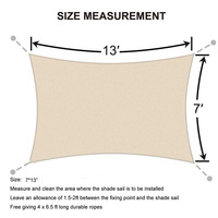Hoge kwaliteit oford stof vierkant zon shade sail door Yaheng