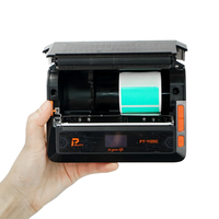 PT-112DC 108mm Étiquette Sans Fil Thermique Gratuite Étiquette Imprimante 4x6 Imprimante Code À Barres Thermique Impression Couleur USB Dot-matrice 90 Jours