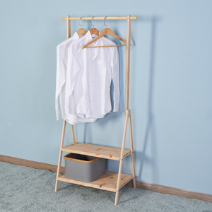 Portemanteau suspendu en bois bon marché avec <span class=keywords><strong>porte</strong></span>-chaussures pour le salon - Product Image 2