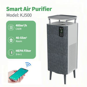 Purificateur d'air portable en plastique avec <span class=keywords><strong>filtre</strong></span> HEPA 13 véritable, contrôlé par application WiFi Smart Life, pour la maison, le bureau et les grandes pièces - Product Image 1