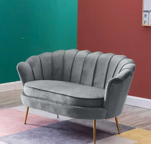 Leisure <b>sofa</b> modern fabric metal <b>sofa</b> chair for living room bedroom balcony salon furniture reception <b>sofa</b> - Product Image 5