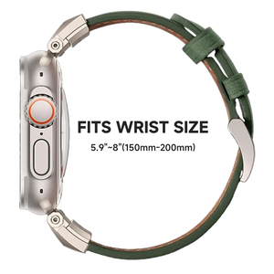 Correa de Reloj de Cuero Genuino para Apple Watch, Compatible con Apple Watch 38mm 40mm 42mm 44mm 45mm 49mm, Accesorios para Relojes Inteligentes - Product Image 2