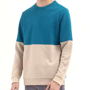 Sudadera con Capucha para Hombre, Color Beige Teal, Forro Sólido, Estilo Casual, Tejido Suave, Ajuste Cómodo, Diseño Moderno, Larga para Invierno - Product Image 2