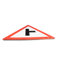 Plaque triangulaire de panneau de signalisation en aluminium de 900mm avec une épaisseur de 1.5mm pour la circulation routière