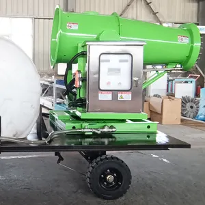 Dust Suppression Fog Cannon for Dust Reduction in Material Stockyards with Mobile Trailer Design for Easy Dust Management