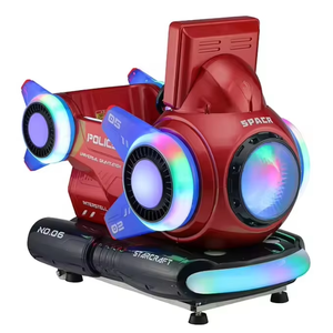Venta al por mayor popular de monedas espacio comercial eléctrico <span class=keywords><strong>Starcraft</strong></span> MP5 pantalla oscilante coche máquina de juego Kiddie Rides Board - Product Image 3
