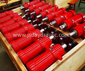 Hydraulische Cilinder Telescopische Aanhangwagen, Kiepwagen Meertraps, Aangepaste 3, 4, 5, 6 Trappen Lift - Product Image 5