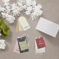 Carte de remerciement en plastique étanche en gros, carte cadeau de mariage, carte de visite NFC, personnalisation du logo de marque, chaussettes personnalisées double face