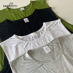 Taglie forti <span class=keywords><strong>uomo</strong></span> Muscle Bamboo allenamento Fitness <span class=keywords><strong>abbigliamento</strong></span> da corsa canotta da <span class=keywords><strong>uomo</strong></span> <span class=keywords><strong>abbigliamento</strong></span> sportivo senza maniche gilet da ginnastica Activewear - Product Image 4