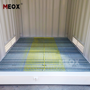 Meox Tùy Chỉnh 8ft 9ft 10ft Side Mở Mini Nguy Hiểm Bunded Tầng Tạm Thời Hóa Chất Hàng Hóa Nguy Hiểm Lưu Trữ Vận Chuyển Container - Product Image 5