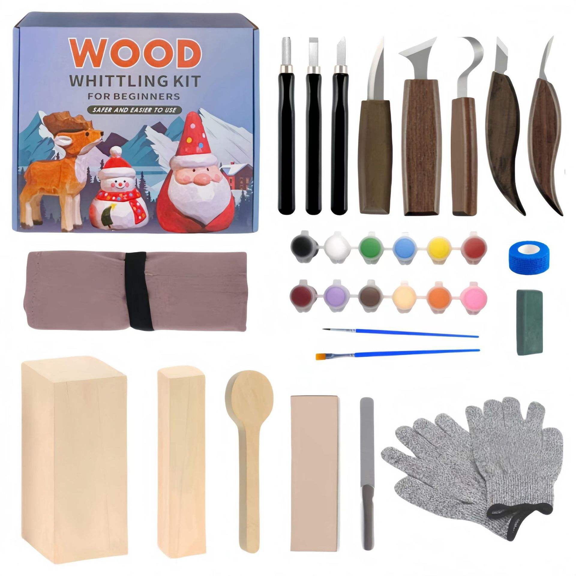 17 pièces - noyer - 25 - 4 - 0,61