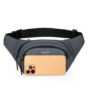 Sac banane unisexe avec poche zippée, sangle détachable, imperméable, multifonctionnel, sac bandoulière pour téléphone, pour usage quotidien - Product Image 3