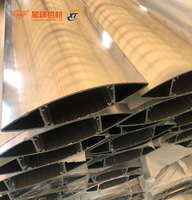 Cadre de persiennes en alliage d'aluminium personnalisé, adapté à l'ombrage des façades extérieures et au système de ventilation mural extérieur par persiennes