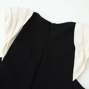 ZATRHMBM <span class=keywords><strong>Vestido</strong></span> <span class=keywords><strong>Midi</strong></span> Elegante Retro con Hombros Descubiertos y Cuello en V para Mujer, Nueva Moda Verano 2026 - Product Image 6