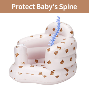 Swimbobo Portable gonflable petit ours enfants canapé siège chaises pour douche apprendre tabouret manger bébé siège de bain - Product Image 3