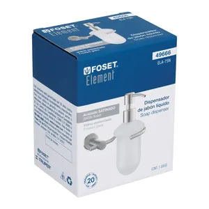 Master con 24 unidades Dispensador de jabón de pared en acabado satinado, Foset Element - Product Image 4