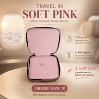Boîte à bijoux de voyage RFID antivol personnalisée, étui portable en cuir PU pour boucles d'oreilles et colliers, cadeaux personnalisés