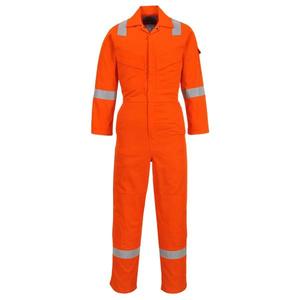 PORTWEST - FR28ORRXS Peso ligero resistente a las llamas 280g overol antiestático naranja-EAN 5036108202553 ROPA DE TRABAJO RESISTENTE A LAS LLAMAS - Product Image 1
