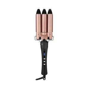 8-in-1 Professional Hair Curlers Set Quick Heat up with 8 Interchangeable Ceramic Barrels PTC Heater LCD Temperature Display