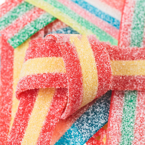 Custom 100g Mixed Fruit Sour Liquorice Chewy Gummy Strip Yummy Multicolor Sour Belt <strong>Candy</strong> with Fruit Flavored Halal Certified - Product Image 2