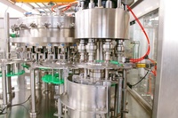 Machine à boissons gazeuses en bouteille PET, haute efficacité, durable, compatible IoT, contrôlée par PLC, haute productivité, eau pure en verre