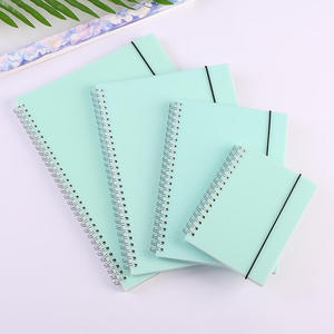 Kích thước tùy biến PP bìa không thấm nước kế hoạch Tạp Chí Nhật Ký máy tính xách tay màu xanh lá cây cuộn dây máy tính xách tay logo tùy chỉnh - Product Image 6