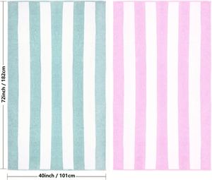 Serviette de plage et de camping en coton doux de qualité supérieure, à absorption d'eau élevée, design direct usine - Product Image 1