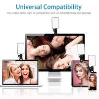Haute luminosité Mini taille multi-angle rechargeable ST120 Led lumière photographique de remplissage pour caméra téléphone vidéo
