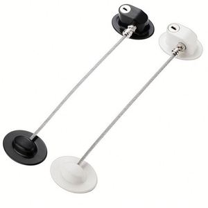 Mini Refrigerator Lock Freezer Lock for Kids, Used in Cabinets, Drawers, <b>Toilet</b> <b>Seat</b>(Strong Adhesive, White) - Product Image 1