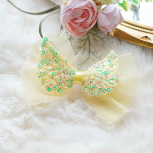 Accesorios para el Cabello de Mascotas, Gatos y Perros, Lindo Lazo para el Cabello de Princesa, Amarillo, Marzis, Yorkshire, FJ007 - Product Image 1